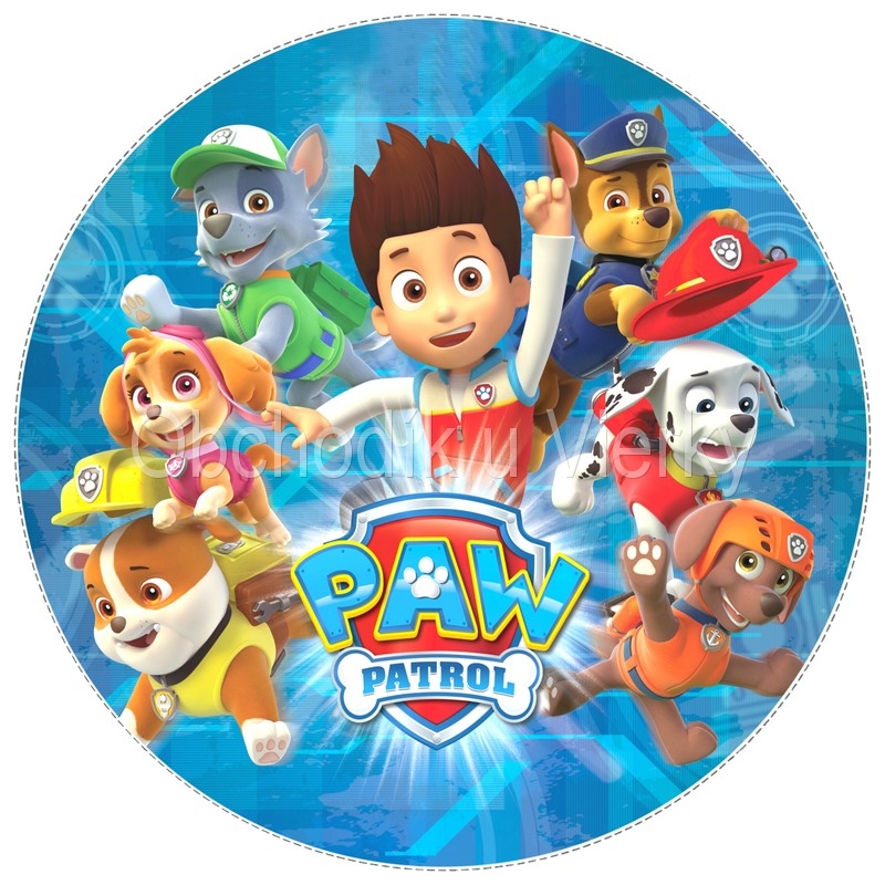 Jedlý obrázok Paw Patrol č. 8134,13